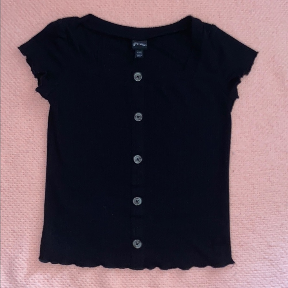 Kids black T-shirt